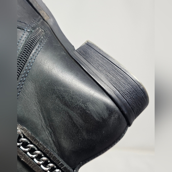 Bugatti Women's Green V3737-1 460 Biker Ankle Side Zip Boots Size EUR 36 US 6 - Picture 13 of 16